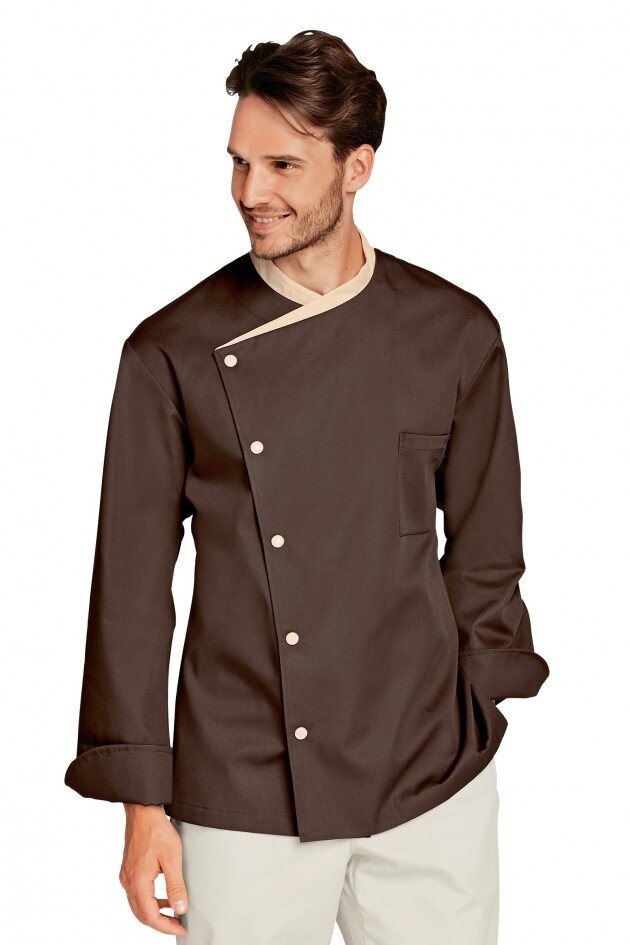 hnědá s béžovým lemem