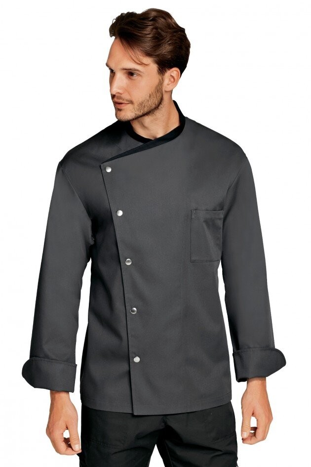 tmavě šedá s černým lemem